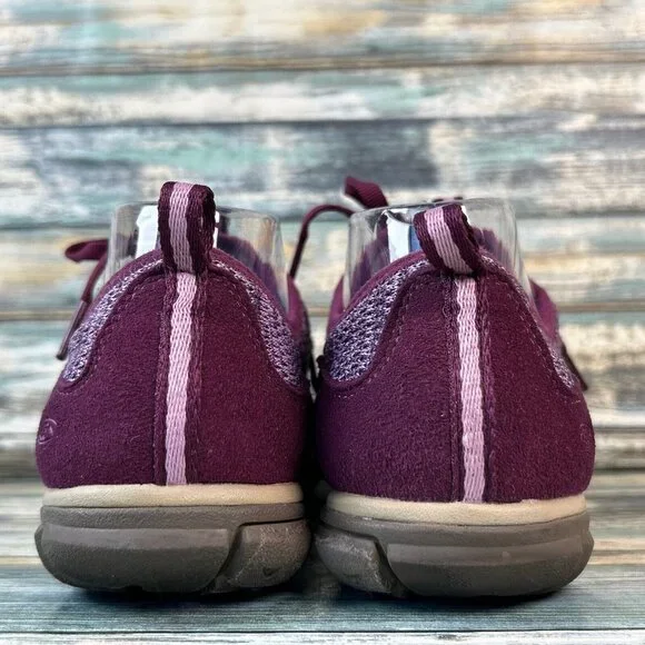 Keen Sneakers Shoes Womens Size 8.5 Burgundy Arch Support Comfort Walking Ladies - Picture 6 of 10